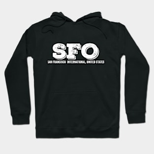 SFO San Francisco International US Airport Code Hoodie